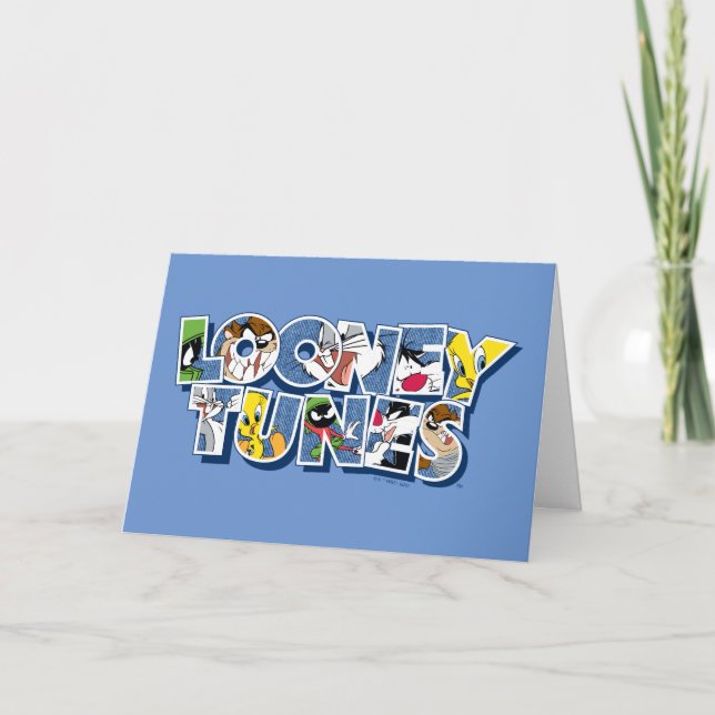 Tarjeta LOONEY TUNES™ Characters in Lettering (Anverso)