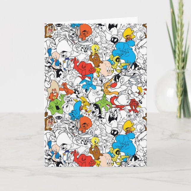 Tarjeta LOONEY TUNES™ Color Pop Pattern (Anverso)