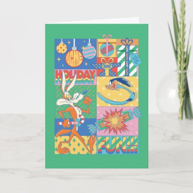 Tarjeta LOONEY TUNES™ | Diversión Navideña (Anverso)