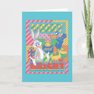 Tarjeta LOONEY TUNES™   Navidad alegre y brillante