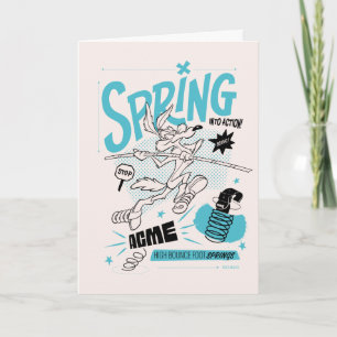 Tarjeta LOONEY TUNES™   WILE E. COYOTE™ Spring En Acción