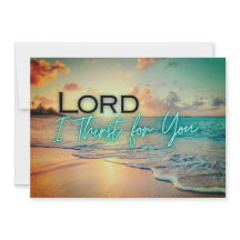 Tarjeta "Lord I Sed For You"