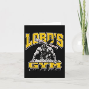 Tarjeta Lords Gym Bench Prensa El Pecado Del Mundo2