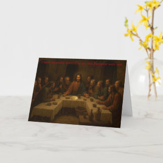 Tarjeta Lord's Supper: Christian Passover Card