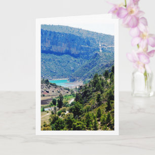 Tarjeta Loriguilla Reservoir Landscape, Domeño Viejo