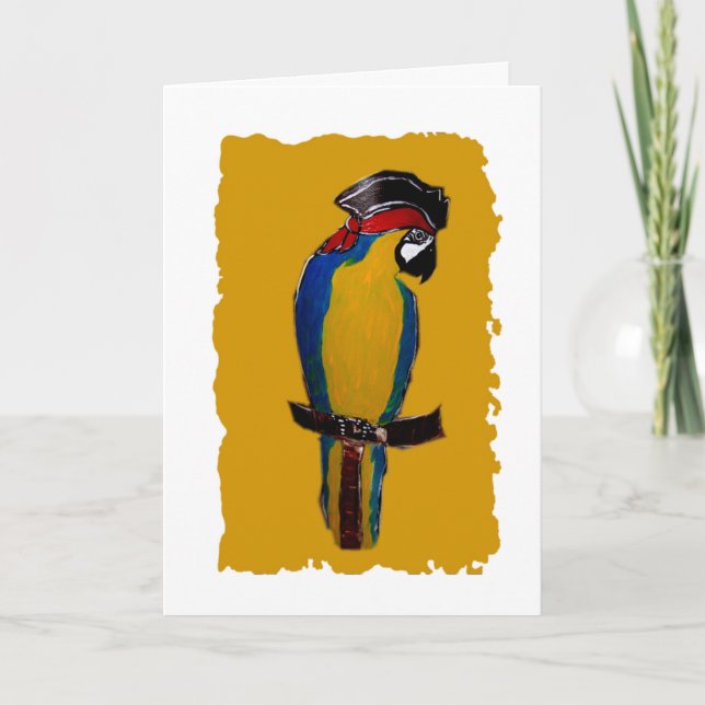 Tarjeta Loro Azul (Anverso)