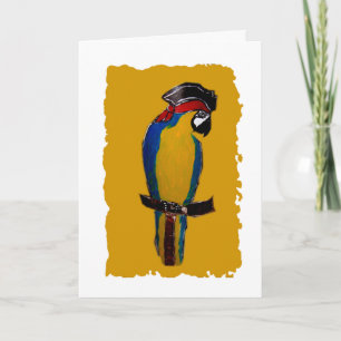 Tarjeta Loro Azul