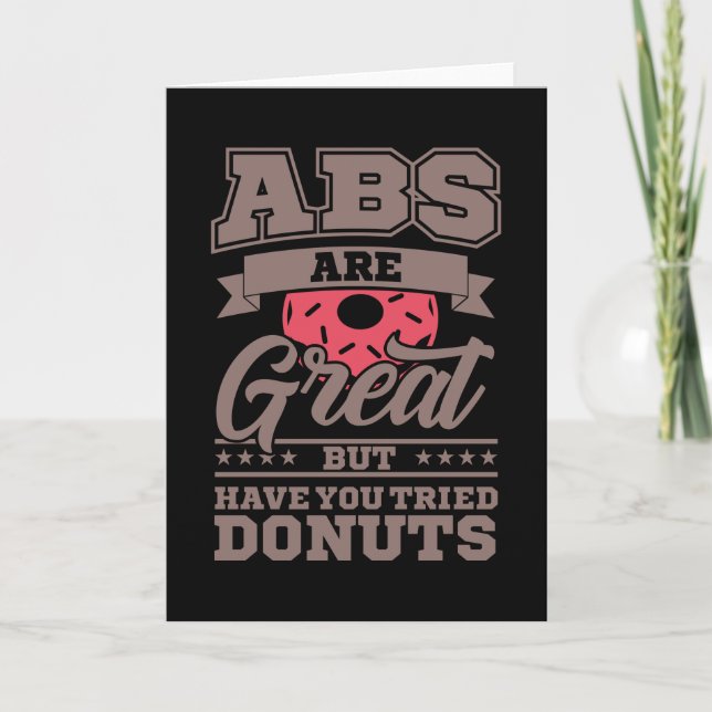 Tarjeta Los ABS son geniales pero ¿has probado DONUTS Dive (Anverso)