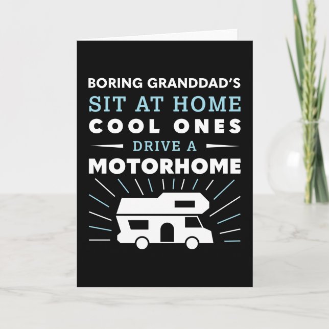 Tarjeta Los abuelitos de Guay conducen un regalo para la c (Anverso)