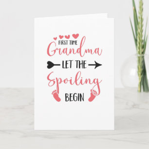 Tarjeta Los abuelos esperados son la gran abuela de Omi Ar