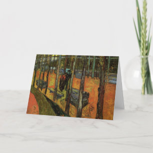 Tarjeta Los Alyscamps (Cementerio) por Vincent van Gogh