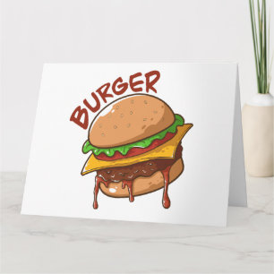 Tarjeta Los amantes de la hamburguesa