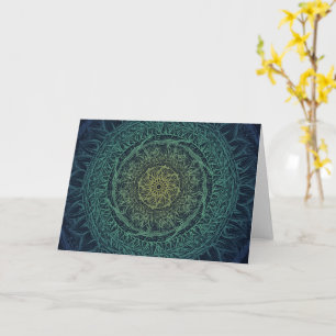 Tarjeta Los amantes de la naturaleza Mandala Art Mandalas 