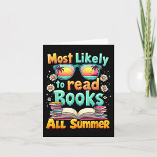 Tarjeta Los Amantes De Libros Probablemente Lean Libros To