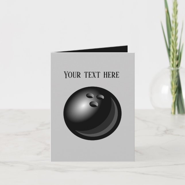 Tarjeta Los amantes de los bolos de Guay añaden mensaje (Anverso)