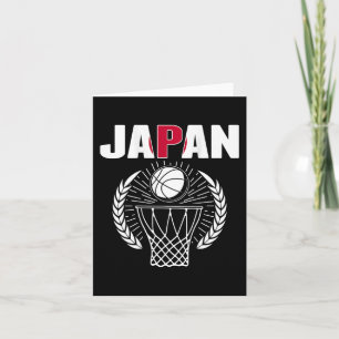 Tarjeta Los amantes del baloncesto de Japón apoyan a los j