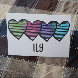 Tarjeta Los amantes del corazón adorables el día de San Va