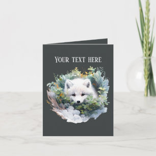 Tarjeta Los amantes del lobo lindo añaden texto