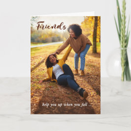 Tarjeta Los Amigos Del Humor Te Ayudan Cuando Caes