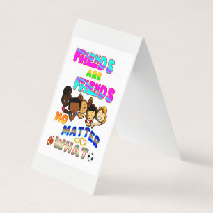 Tarjeta Los amigos son amigos sin importar qué