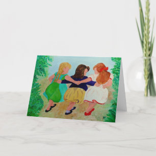 Tarjeta Los amigos son como los ángeles