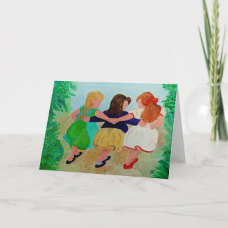 Tarjeta Los amigos son como los ángeles