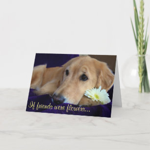 Tarjeta ¡Los amigos son flores - usted!