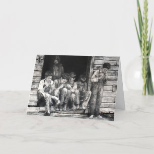 Tarjeta Los años 20 de los niños de Terry Montana