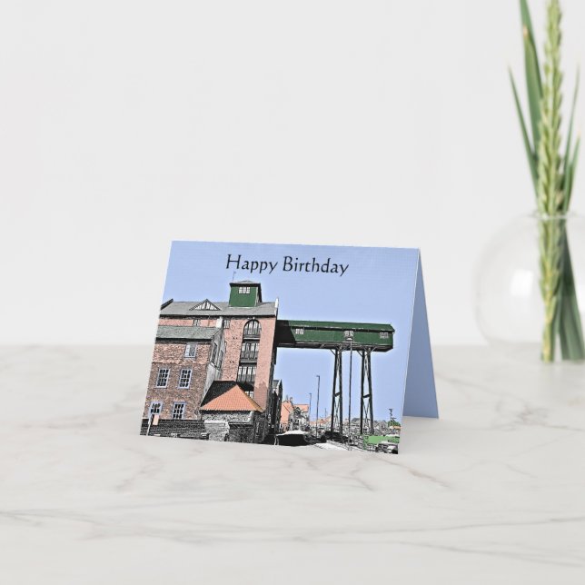 Tarjeta Los antiguos pozos de granero que bordean el mar d (Anverso)