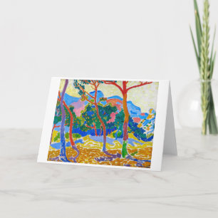 Tarjeta Los Árboles   Andre Derain  