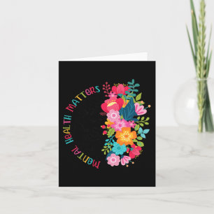 Tarjeta Los asuntos de salud mental dan a las enfermedades