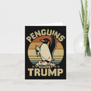 Tarjeta Los avispones de pingüino resisten a los graciosos