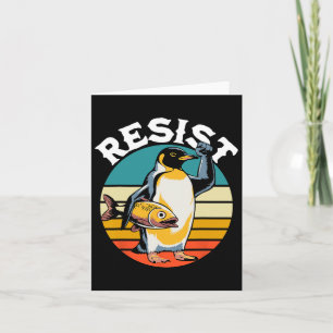 Tarjeta Los avispones de pingüino resisten a los graciosos
