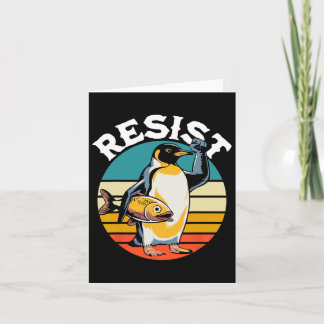 Tarjeta Los avispones de pingüino resisten a los graciosos