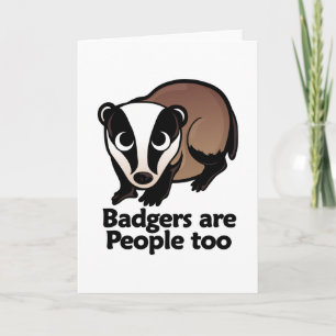 Tarjeta Los Badgers son People también