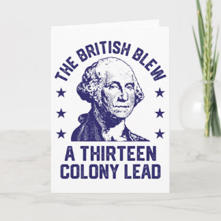 Tarjeta Los británicos retrocedieron una ventaja de 13 col
