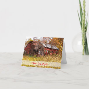 Tarjeta Los Buenos Viejos Días Agrícolas Pensando En Tu Ta