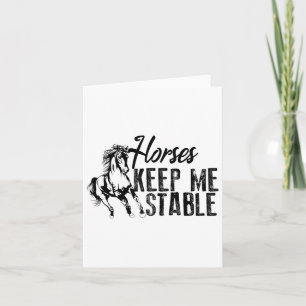 Tarjeta Los Caballos De Guay Me Mantienen Estable Funny Mo