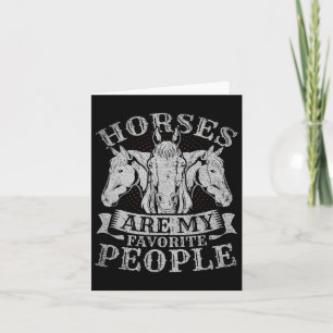 Tarjeta Los Caballos Son Mi Gente Favorita, Hísela Diverti