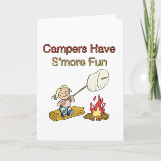 Tarjeta Los campers son más divertidos