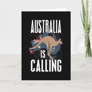 Tarjeta Los canguros en Australia