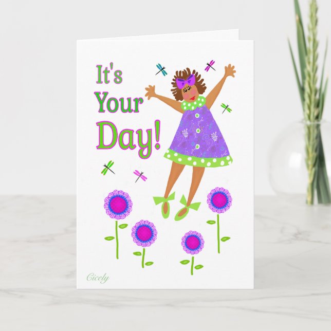 Tarjeta Los Chicas 5x7 doblados (Anverso)