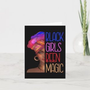 Tarjeta Los Chicas negros han sido la mágica reina afroame