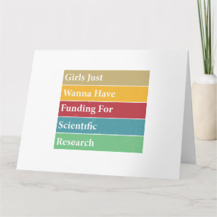 Tarjeta Los chicas Sólo Quieren Tener Financiación Para La