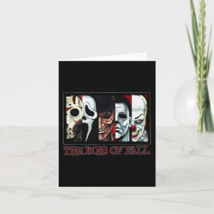 Tarjeta Los chicos de las películas de terror de otoño Hal