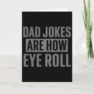 Tarjeta Los chistes de papá son regalos divertidos para pa