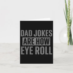 Tarjeta Los chistes de papá son regalos divertidos para pa