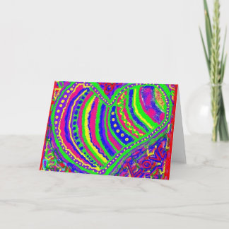 Tarjeta Los colores del amor