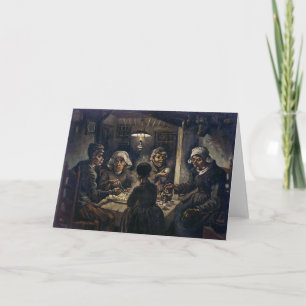 Tarjeta Los comedores de patatas Van Gogh