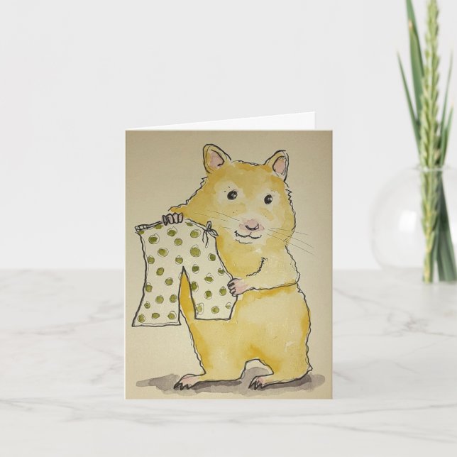 Tarjeta Los cómodos pantalones de Hammy (Anverso)